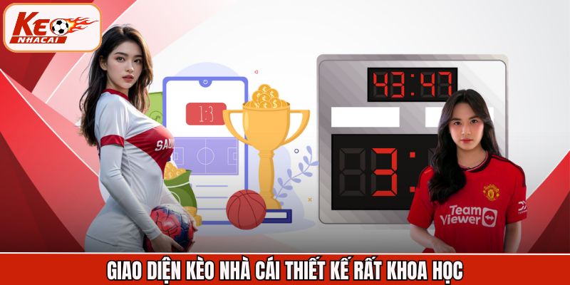 Giao diện Kèo Nhà Cái thiết kế rất khoa học